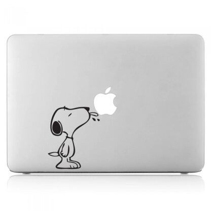 Sticker Autocollant snoopy macbook  MB1248