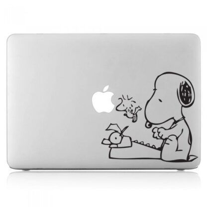 Sticker Autocollant snoopy macbook  MB1252