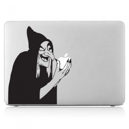 Sticker Autocollant sorcière halloween macbook  MB1330