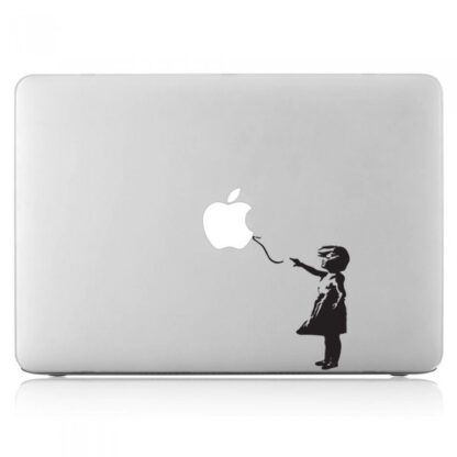 Sticker Autocollant banksy balloon girl macbook  MB0938