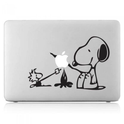 Sticker Autocollant snoopy macbook  MB1241