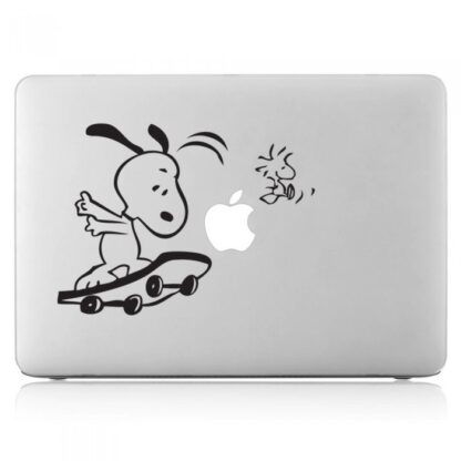 Sticker Autocollant snoopy macbook  MB1251