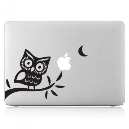 Sticker Autocollant hibou macbook  MB1201