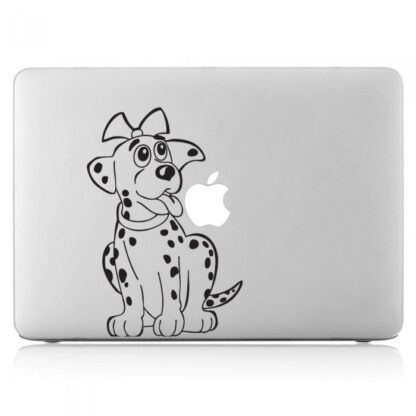 Sticker Autocollant chien dalmatien macbook  MB1018