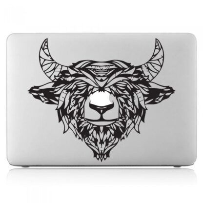 Sticker Autocollant yack noir macbook  MB0969