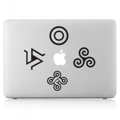 Sticker Autocollant teen wolf symbol macbook  MB1286