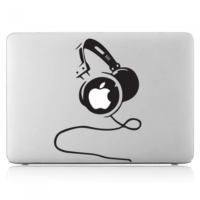 dj トップ macbook ステッカー