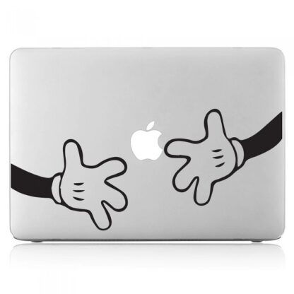 Sticker Autocollant mains de mickey macbook  MB1073