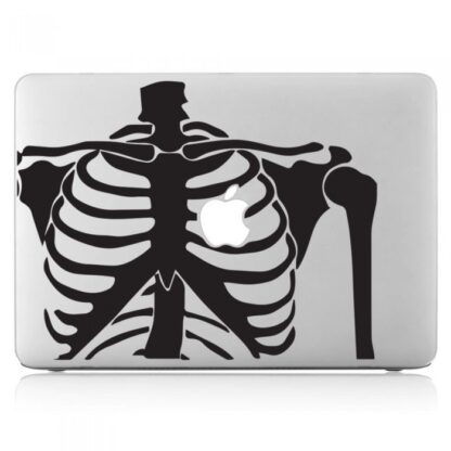 Sticker Autocollant squelette macbook  MB1240, Déco Sticker Store