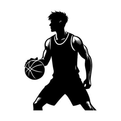 Sticker Autocollant joueur basketball SPORT  SPR17