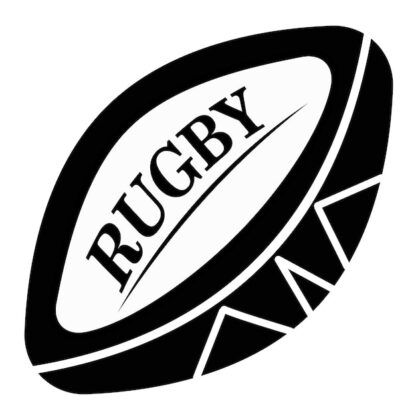 Sticker Autocollant ballon rugby SPORT  SPR27