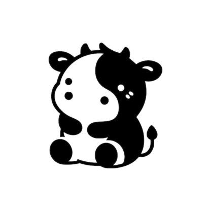 Sticker Autocollant vache animaux  ANI1045