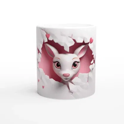 Mug en céramique 325 ml (11 oz) biche, Déco Sticker Store