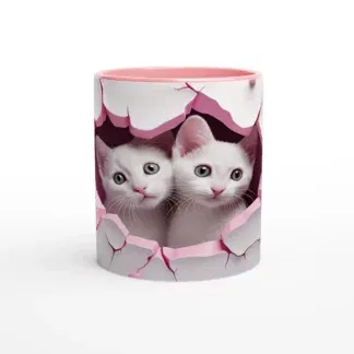 Mug en céramique 325 ml (11 oz) chatons