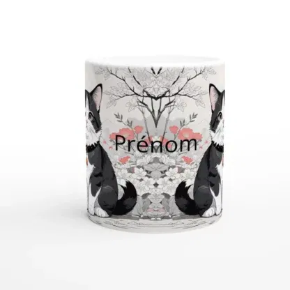 Mug en céramique 325 ml (11 oz) chaton japonais, Déco Sticker Store