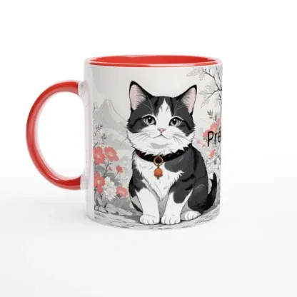 Mug en céramique 325 ml (11 oz) chaton japonais, Déco Sticker Store