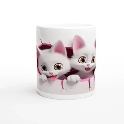 Mug en céramique 325 ml (11 oz) chatons, Déco Sticker Store