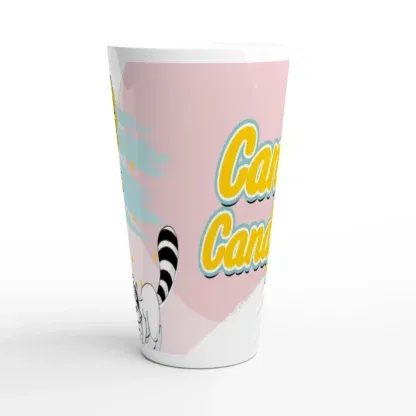 Mug à café Latte en céramique blanche 483 ml (17 oz) Candy, Déco Sticker Store