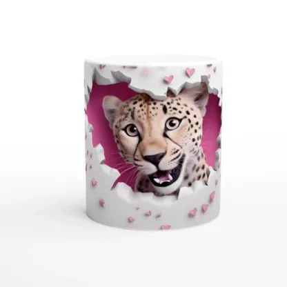 Mug en céramique 325 ml (11 oz) panthère rose 3, Déco Sticker Store