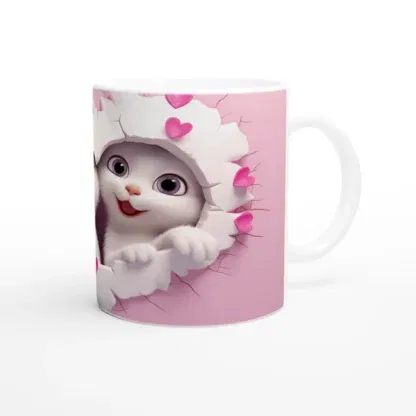 Mug en Céramique 325 ml (11 oz) avec Motif Chatons – Design Coloré, Déco Sticker Store