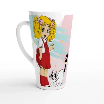 Mug à café Latte en céramique blanche 483 ml (17 oz) Candy, Déco Sticker Store