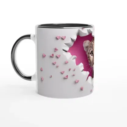 Mug en céramique 325 ml (11 oz) panthère rose 3, Déco Sticker Store