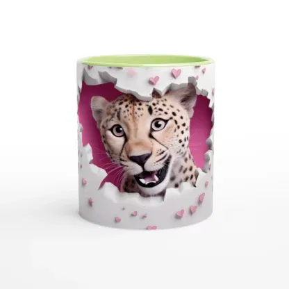 Mug en céramique 325 ml (11 oz) panthère rose 3, Déco Sticker Store