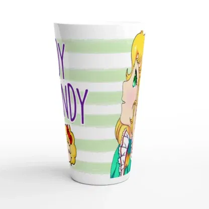 Mug à café Latte en céramique blanche 483 ml (17 oz) Candy, Déco Sticker Store