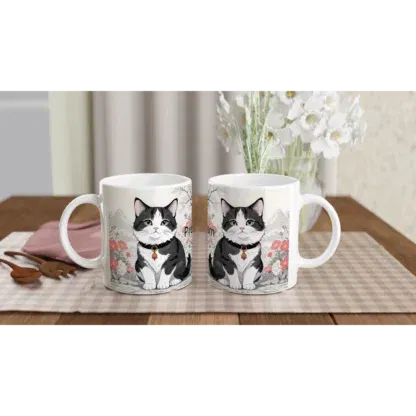 Mug en céramique 325 ml (11 oz) chaton japonais, Déco Sticker Store