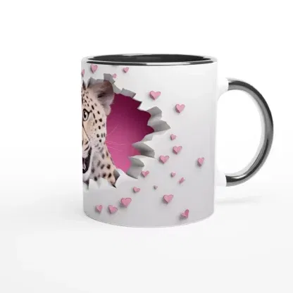 Mug en céramique 325 ml (11 oz) panthère rose 3, Déco Sticker Store