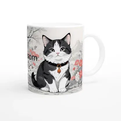 Mug en céramique 325 ml (11 oz) chaton japonais, Déco Sticker Store