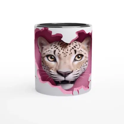 Mug en céramique 325 ml (11 oz) panthère rose 2, Déco Sticker Store