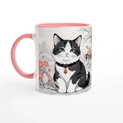 Mug en céramique 325 ml (11 oz) chaton japonais, Déco Sticker Store