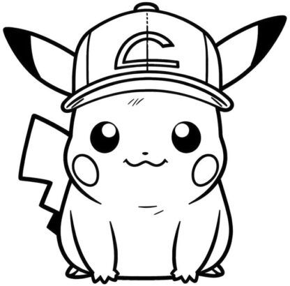 sticker autocollant Pokemon pikachu manga 4 B7ESV