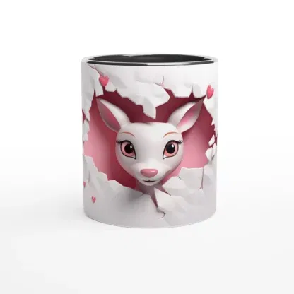 Mug en céramique 325 ml (11 oz) biche, Déco Sticker Store