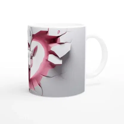 Mug en céramique 325 ml (11 oz) biquette, Déco Sticker Store