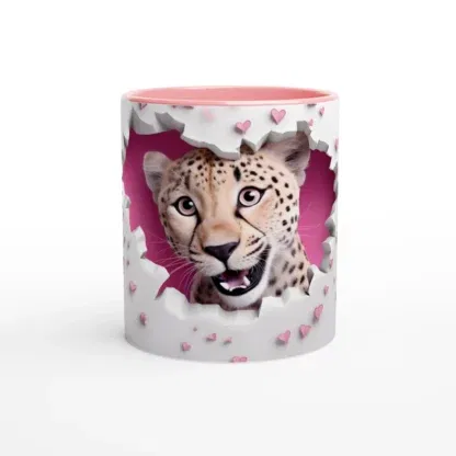 Mug en céramique 325 ml (11 oz) panthère rose 3, Déco Sticker Store