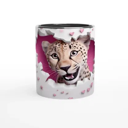 Mug en céramique 325 ml (11 oz) panthère rose 3, Déco Sticker Store