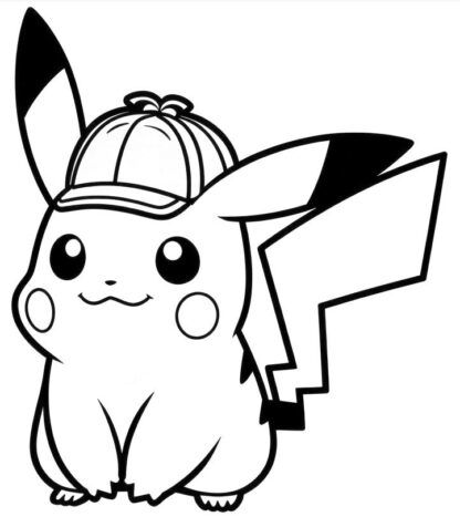 sticker autocollant Pokemon pikachu manga 3 VH7T3