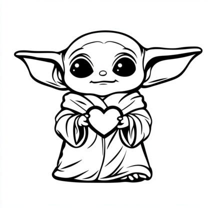 sticker autocollant starwars yoda 3 HANWO