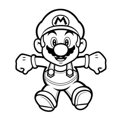 sticker autocollant mario bross 2 B2Q9B