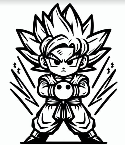 sticker autocollant manga dragon-ball 6 MUVDX