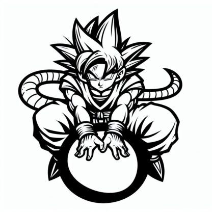 sticker autocollant manga dragon-ball 10 2TRAP