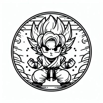 sticker autocollant manga dragon-ball 3 D9LTW