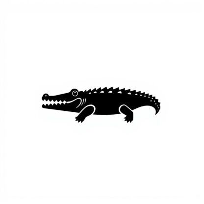 sticker autocollant crocodile animaux 5 QK2AR