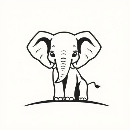 sticker autocollant Éléphant animaux 2 V25V6