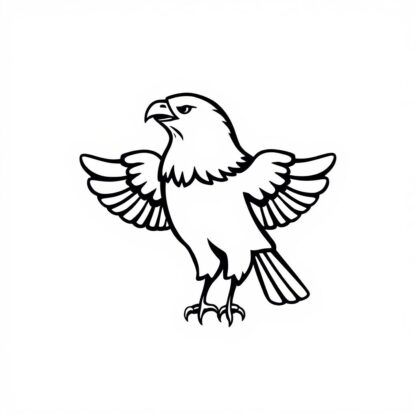 sticker autocollant Aigle oiseau animaux 1 PLFZT