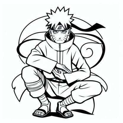 sticker autocollant Naruto manga 6 JVPRO