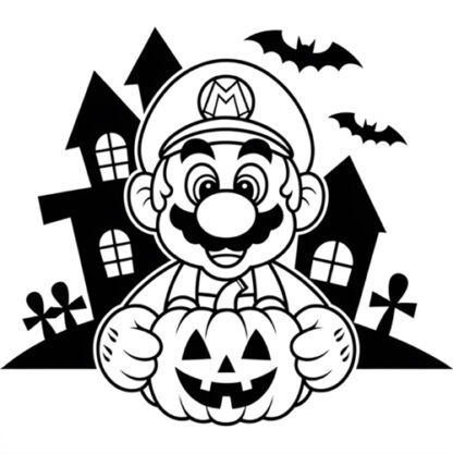 sticker autocollant Mario bross 5 OWMKV