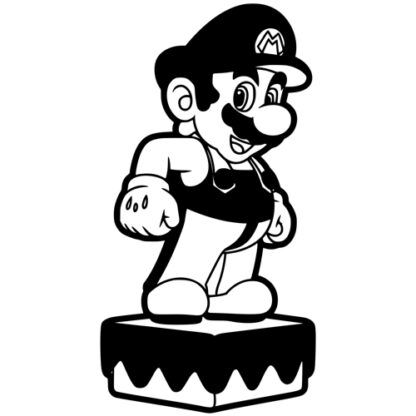 sticker autocollant Mario bross 3 S5ANG